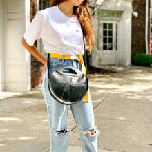 Load image into Gallery viewer, Recycled Rubber Round Shoulder Bag