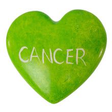 Load image into Gallery viewer, Zodiac Soapstone Hearts, Pack of 5: CANCER
