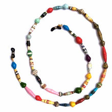 Load image into Gallery viewer, Face Mask/Eyeglass Paper Bead Chain, Colorful Mixed Shapes