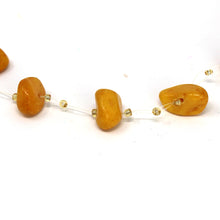 Load image into Gallery viewer, Floating Stone & Maasai Bead Necklace, Pumpkin Spice