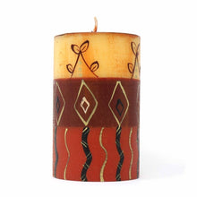 Load image into Gallery viewer, Single Boxed Hand-Painted Pillar Candle - Bongazi Design - Nobunto