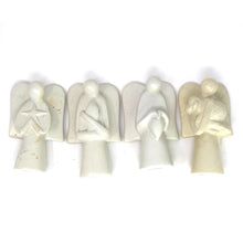 Load image into Gallery viewer, Angel Soapstone Sculpture Holding Star