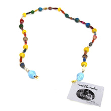 Load image into Gallery viewer, Face Mask/Eyeglass Paper Bead Chain, Colorful Mixed Shapes