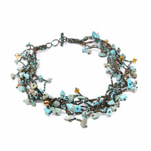 Load image into Gallery viewer, Chunky Stone Necklace - Turquoise - Lucias Imports (J)