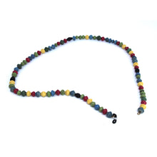 Load image into Gallery viewer, Face Mask/Eyeglass Paper Bead Chain, Colorful Round Beads