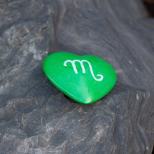 Load image into Gallery viewer, Zodiac Soapstone Hearts, Pack of 5: SCORPIO