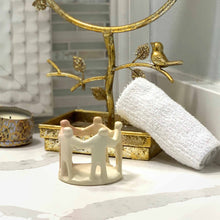 Load image into Gallery viewer, Natural Soapstone Circle of Friends Sculpture