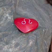 Load image into Gallery viewer, Zodiac Soapstone Hearts, Pack of 5: LEO