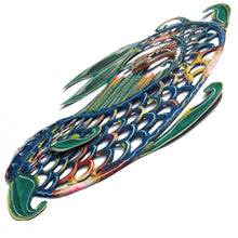 Load image into Gallery viewer, 24 inch Painted Fish & Shell - Caribbean Craft