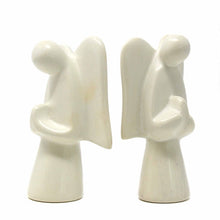 Load image into Gallery viewer, Soapstone Angel Sculpture, Natural Stone
