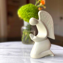 Load image into Gallery viewer, Praying Angel Soapstone Sculpture - Natural Stone