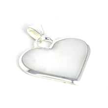 Load image into Gallery viewer, Corazon Blanco White Heart Pendant with Chain