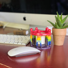 Load image into Gallery viewer, Rainbow Circle of Friends Painted Sculpture, 3 to 3.5-inch