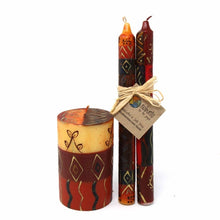Load image into Gallery viewer, Single Boxed Hand-Painted Pillar Candle - Bongazi Design - Nobunto