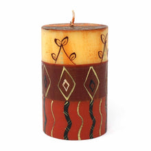 Load image into Gallery viewer, Single Boxed Hand-Painted Pillar Candle - Bongazi Design - Nobunto