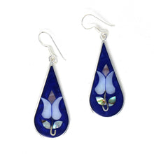 Load image into Gallery viewer, Tulip Abalone Teardrop Earrings