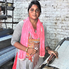 Load image into Gallery viewer, Handwoven Boho Wall Hanging, Charcoal & Cream