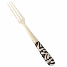 Load image into Gallery viewer, Long Batik Bone Appetizer Forks, Set of 2