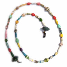 Load image into Gallery viewer, Face Mask/Eyeglass Paper Bead Chain, Colorful Mixed Shapes
