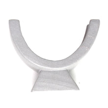 Load image into Gallery viewer, Compass Soapstone Sculpture, Dark Gray Stone