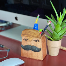 Load image into Gallery viewer, Moustache Eyeglass and Pen holder Combo
