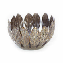 Load image into Gallery viewer, Decorative Drum Art Bowl or Votive, Mango Leaf