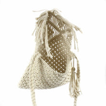 Load image into Gallery viewer, Macrame Shoulder Bag, Cream