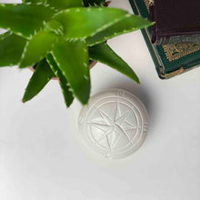 Load image into Gallery viewer, Compass Soapstone Sculpture, Natural Stone