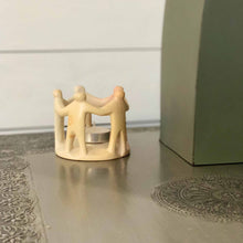 Load image into Gallery viewer, Natural Soapstone Circle of Friends Sculpture