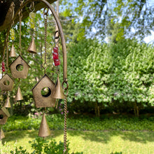 Load image into Gallery viewer, Handcrafted Bird Chime, Recycled Iron and Glass Beads