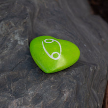 Load image into Gallery viewer, Zodiac Soapstone Hearts, Pack of 5: CANCER
