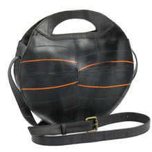 Load image into Gallery viewer, Recycled Rubber Round Shoulder Bag