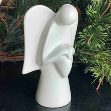 Load image into Gallery viewer, Angel Soapstone Sculpture Holding Heart