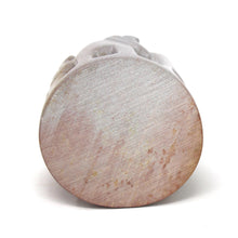 Load image into Gallery viewer, Circle of Elephants Soapstone Sculpture, 3 to 3.5-inch - Light Natural Stone