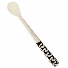 Load image into Gallery viewer, Long Batik Bone Appetizer Spoons, Set of 2