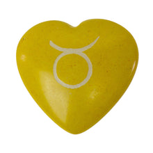 Load image into Gallery viewer, Zodiac Soapstone Hearts, Pack of 5: TAURUS
