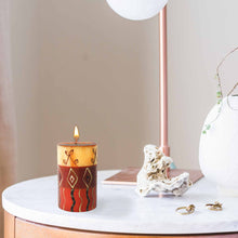 Load image into Gallery viewer, Single Boxed Hand-Painted Pillar Candle - Bongazi Design - Nobunto