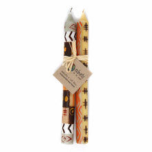 Load image into Gallery viewer, Tall Hand Painted Candles - Pair - Akono Design - Nobunto