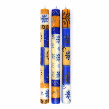 Load image into Gallery viewer, Tall Hand Painted Candles - Three in Box - Durra Design - Nobunto