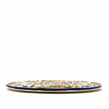 Load image into Gallery viewer, Handmade Pottery 8" Trivet or Wall Hanging, Dots & Flowers - Encantada
