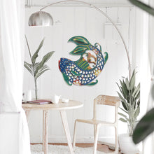 Load image into Gallery viewer, 24 inch Painted Fish & Shell - Caribbean Craft