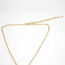 Load image into Gallery viewer, Cone Pendant Goldtone Neckace