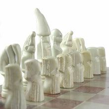 Load image into Gallery viewer, Hand Carved Soapstone Maasai Chess Set - 14" Board - Smolart