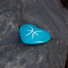 Load image into Gallery viewer, Zodiac Soapstone Hearts, Pack of 5: PISCES