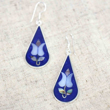 Load image into Gallery viewer, Tulip Abalone Teardrop Earrings
