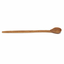 Load image into Gallery viewer, Olive Wood Long Appetizer Spoon, Set of 3
