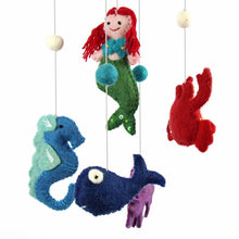 Load image into Gallery viewer, Felt Mermaid Mobile - Global Groove