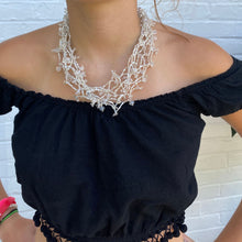 Load image into Gallery viewer, Chunky Stone Necklace - Silver