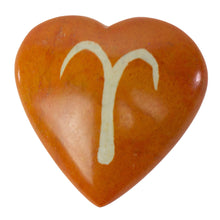 Load image into Gallery viewer, Zodiac Soapstone Hearts, Pack of 5: ARIES