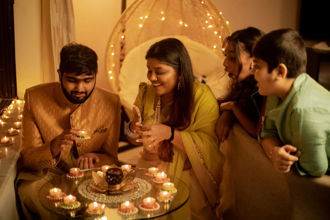 diwali festival of lights with family